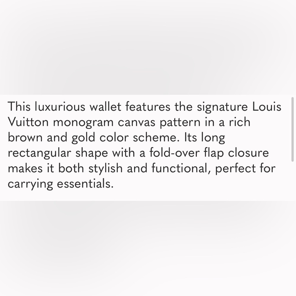 Mini Lin Brown Denim Louis Vuitton Wallet - Picture 12 of 12